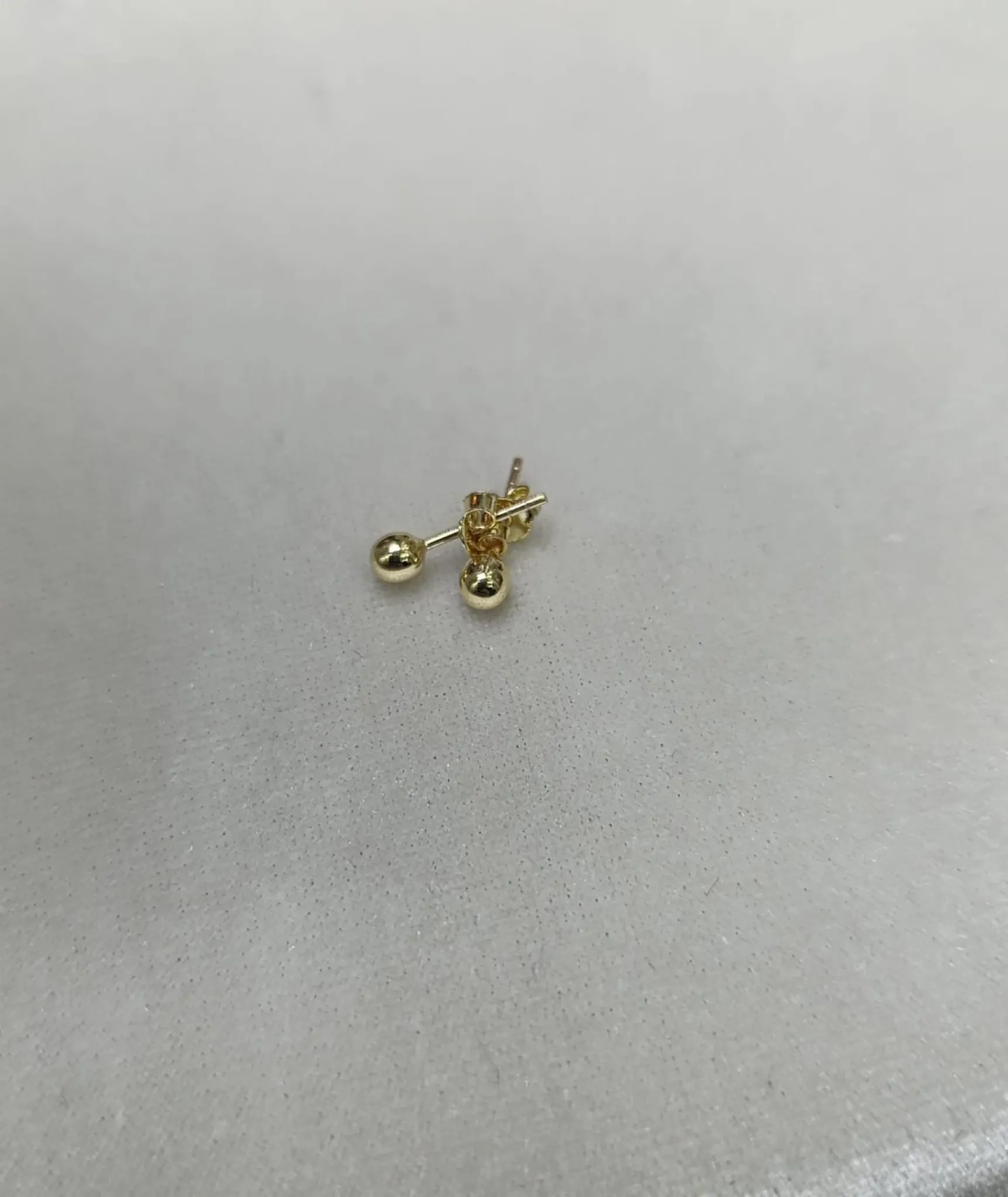 14 Ayar 3mm Top küpe